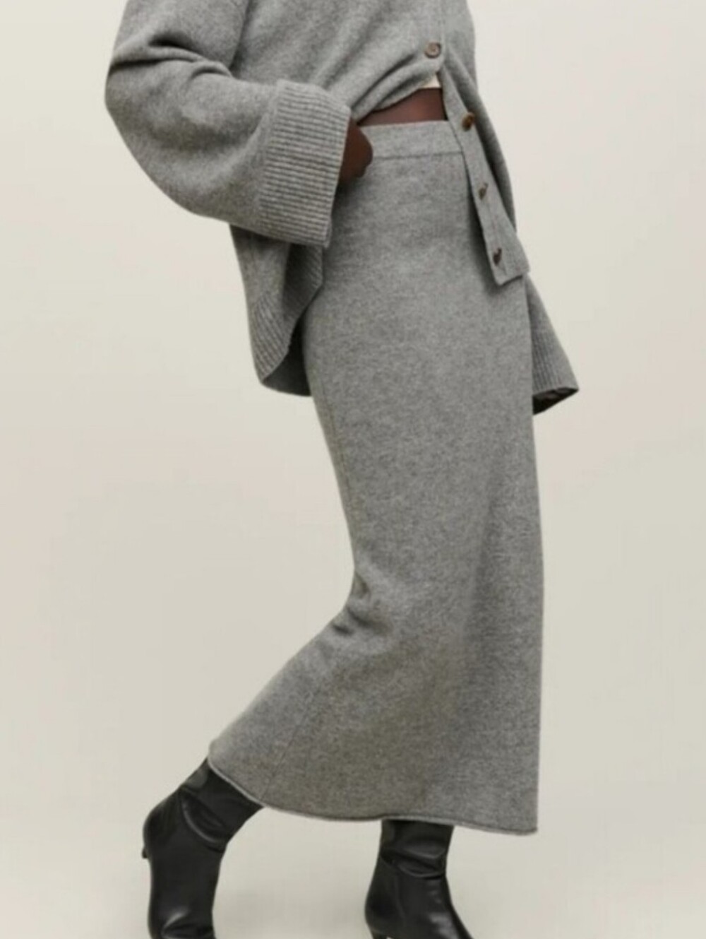 REFORMATION FAE WOOL SKIRT
